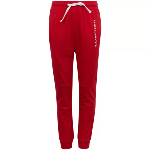  Pantaloni de trening pentru copii SAM 73 KANZ KK 518 ROŞU 