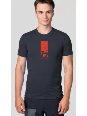 Tricou pentru bărbați HANNAH BINE ANTRACIT