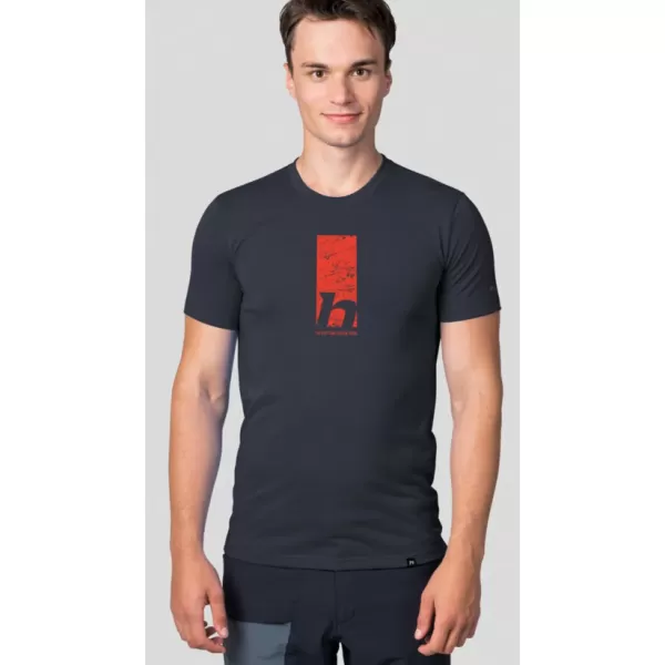  Tricou pentru bărbați HANNAH BINE ANTRACIT 