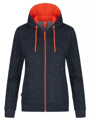 Hanorac de dama LOAP EDITA CLW2309 ALBASTRU