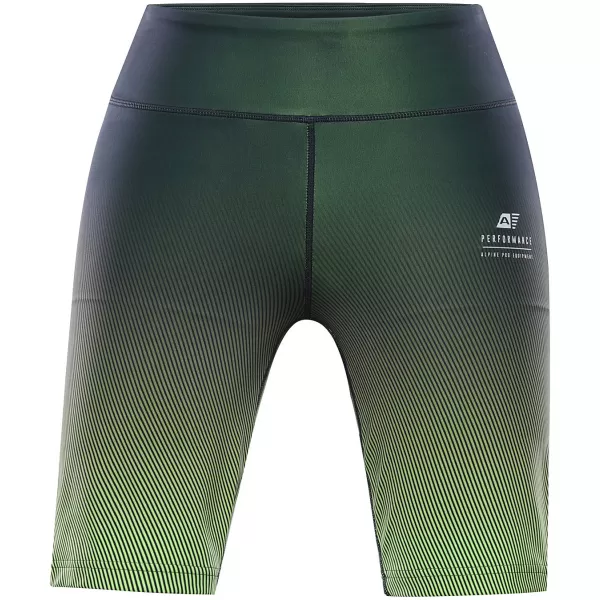  Pantaloni scurţi ALPINE PRO GARELA LPAA632 VERDE STRĂLUCITOR 