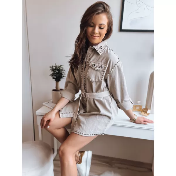  Rochie DSTREET EY2227 GRI 