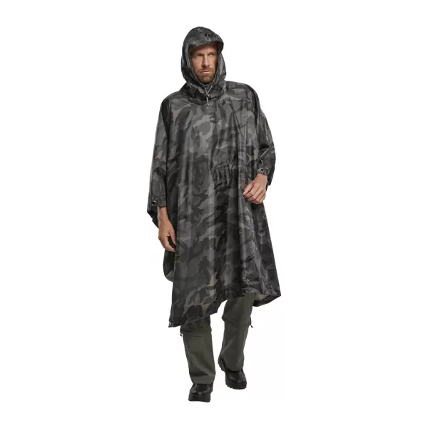  Pancota de ploaie Poncho BRANDIT RIPSTOP BD3169 CAMUFLAJ ÎNTUNECAT 