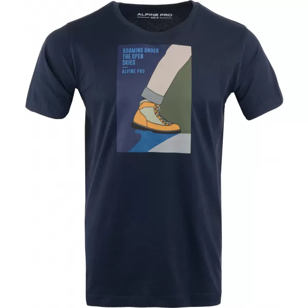  Cămaşă ALPINE PRO KADES MTSA863 ALBASTRU ÎNCHIS 