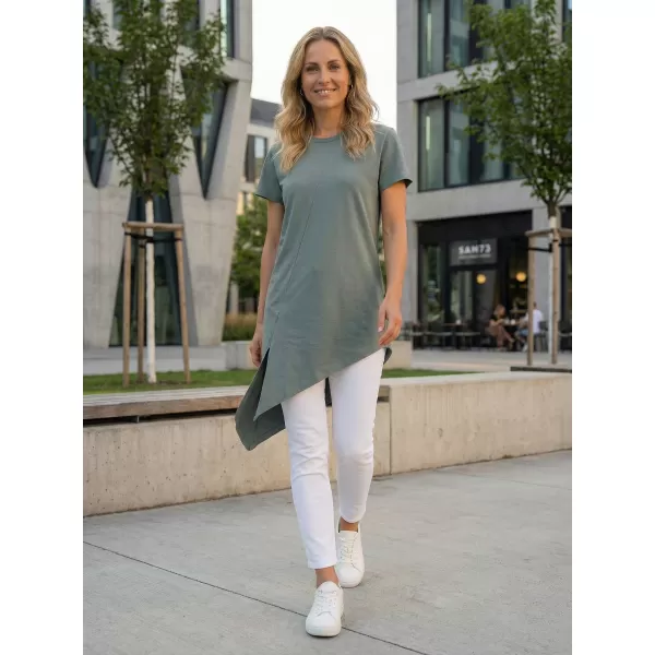  Tricou de damă SAM 73 LACERTA WT 889 GRI VERZUI 