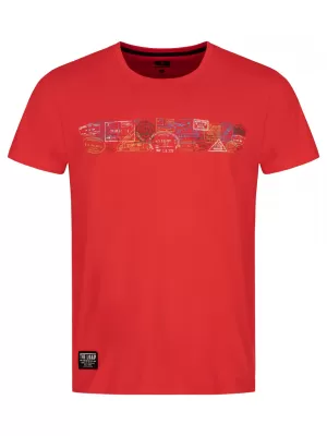 Tricou pentru bărbați LOAP BOLTON CLM2327 ROŞU