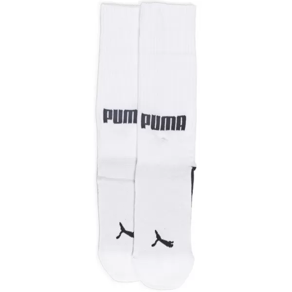  Șosete pentru bărbați PUMA MEN FRONT LOGO CREW 2P 938010-02 ALB 