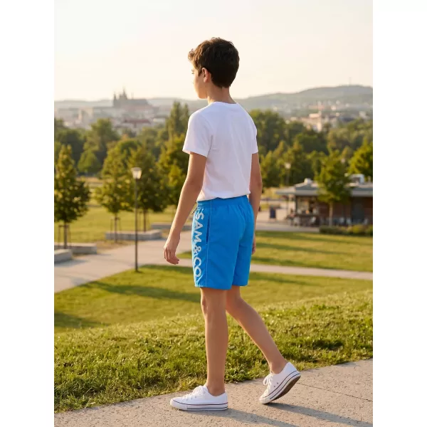  Pantaloni scurți pentru copii SAM 73 ROMAN KS 505 ALBASTRU STRĂLUCITOR 