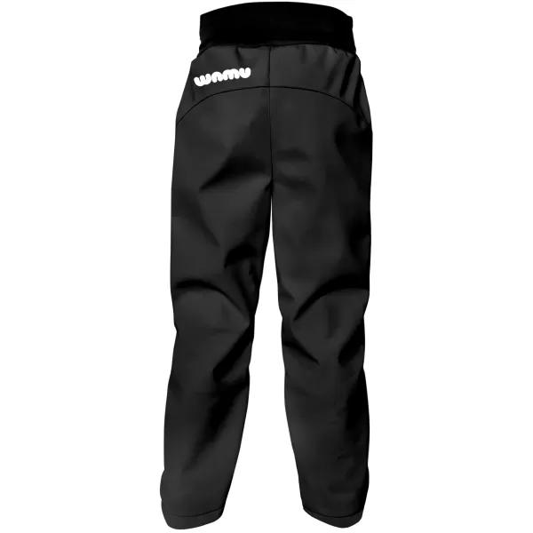  Pantaloni de softshell pentru bebeluși izolați WAMU NEGRU 
