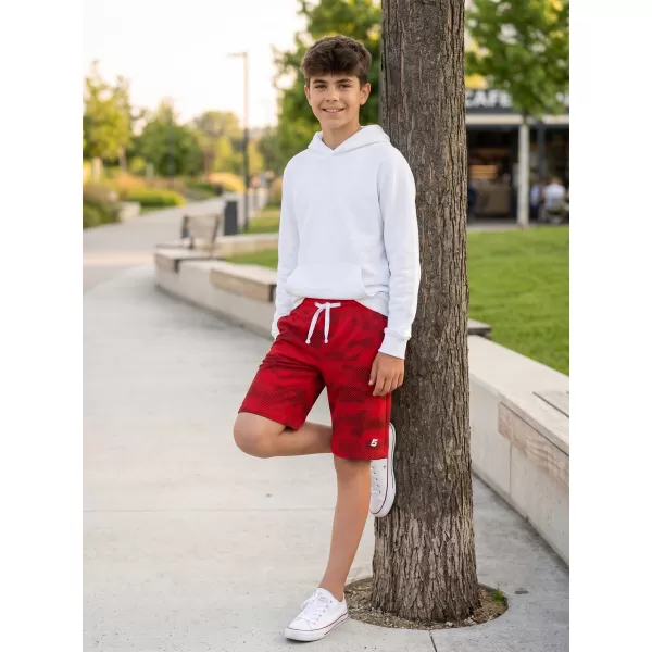  Pantaloni scurți pentru copii SAM 73 JEREM KS 503 ROŞU 