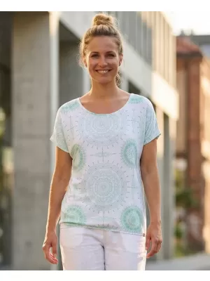 Tricou de damă SAM 73 TAURUS WT 888 VERDE