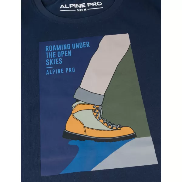  Cămaşă ALPINE PRO KADES MTSA863 ALBASTRU ÎNCHIS 