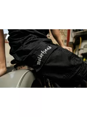 Pantaloni scurţi BRANDIT MOTORHEAD URBAN LEGEND NEGRU