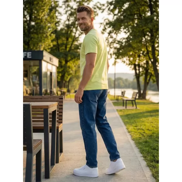  Tricou pentru bărbați SAM 73 FENAKLID MT 820 GALBEN DESCHIS 