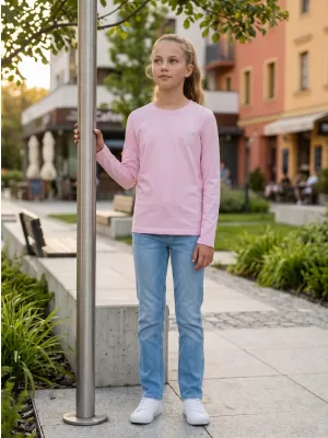 Tricou pentru copii SAM 73 MENSA KT 517 ROZ DESCHIS