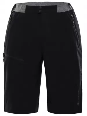 Pantaloni scurţi ALPINE PRO ZAMB MPAA640 NEGRU