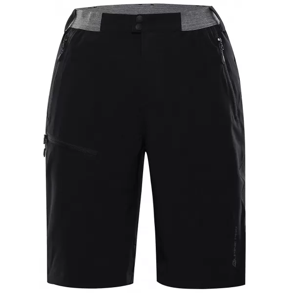  Pantaloni scurţi ALPINE PRO ZAMB MPAA640 NEGRU 