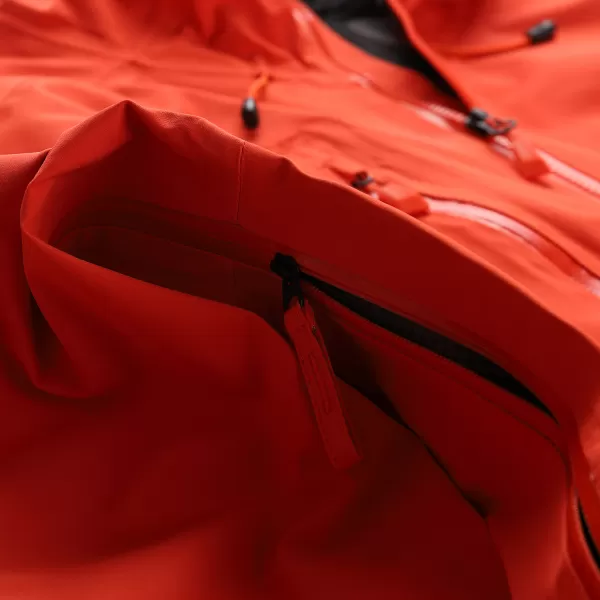  Sacou ALPINE PRO CORT MJCA592 NEGRU/ROȘU 