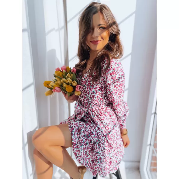  Rochie DSTREET FLOWER VIBES EY2247 ALB 