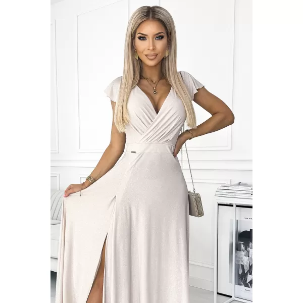  Rochie NUMOCO CRYSTAL A411-4 ALB 