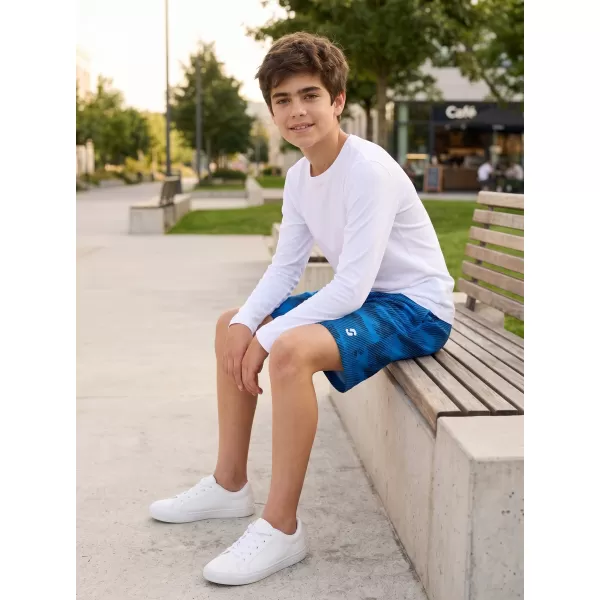  Pantaloni scurți pentru copii SAM 73 JEREM KS 503 ALBASTRU STRĂLUCITOR 