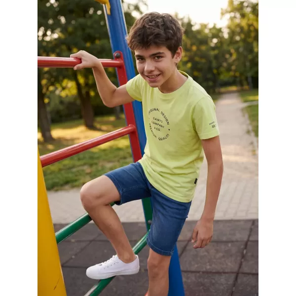  Tricou pentru copii SAM 73 PYROP KT 516 GALBEN DESCHIS 