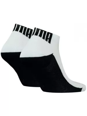Șosete pentru bărbați PUMA MEN BACK LOGO SNEAKER 2P 938011-02 ALB