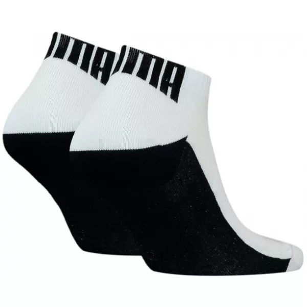  Șosete pentru bărbați PUMA MEN BACK LOGO SNEAKER 2P 938011-02 ALB 