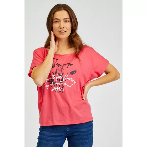  Tricou de damă SAM 73 CIRCINUS WT 883 ROZ APRINS 