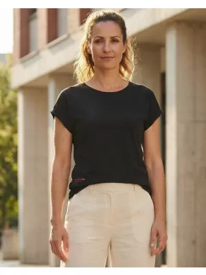Tricou de damă SAM 73 DORADO WT 886 NEGRU