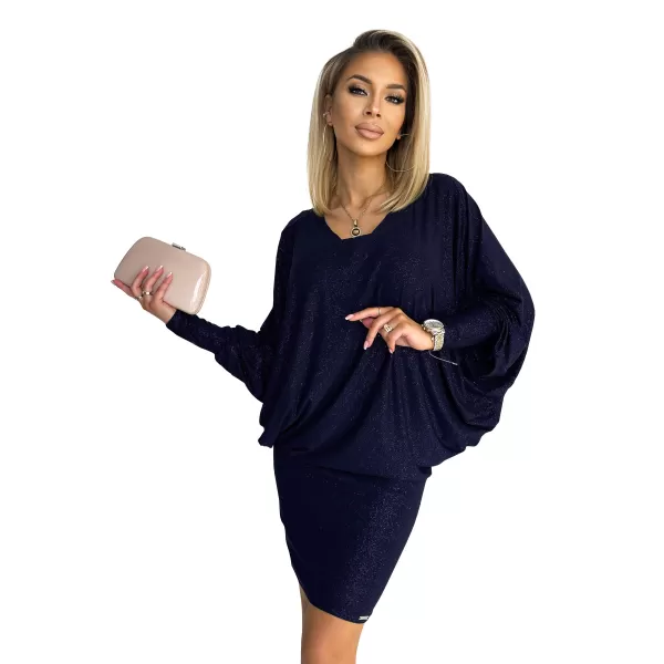  Rochie NUMOCO A402-1 ALBASTRU ÎNCHIS 