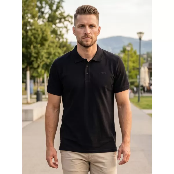  Tricou pentru bărbați SAM 73 CHRYZ MT 822 NEGRU 