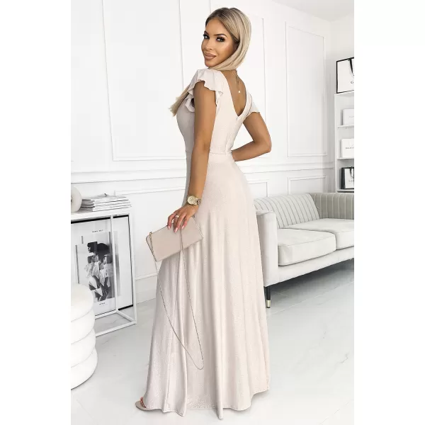  Rochie NUMOCO CRYSTAL A411-4 ALB 