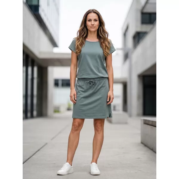  Rochie SAM 73 NORMA WZ 822 GRI VERZUI 