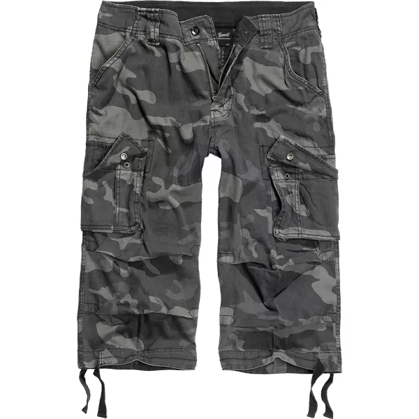 Pantaloni scurți 3/4 bărbați BRANDIT URBAN LEGEND CARGO CAMUFLAJ ÎNTUNECAT 