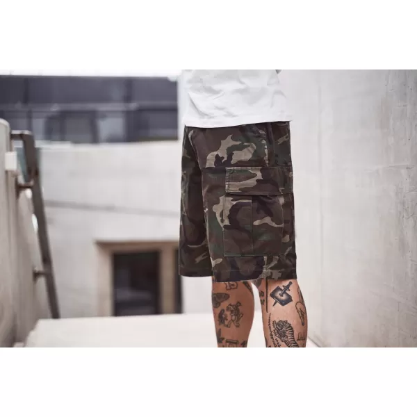  Pantaloni scurţi BRANDIT BDU RIPSTOP BD2019 PĂDURE 