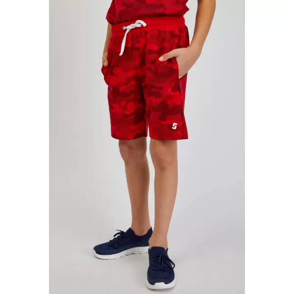  Pantaloni scurți pentru copii SAM 73 JEREM KS 503 ROŞU 