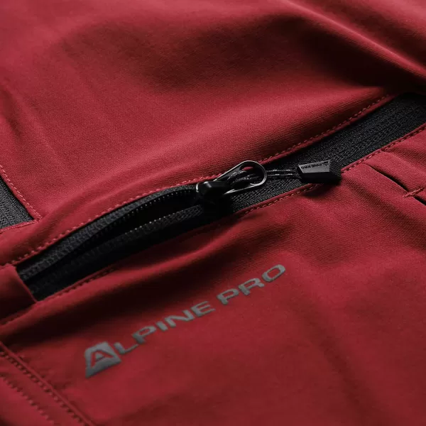  Pantaloni ALPINE PRO SPAN MPAA631 ROŞU 