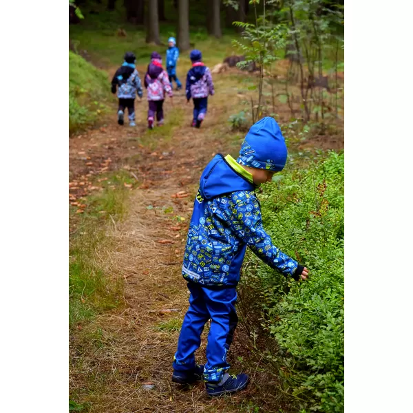  Sacou softshell pentru bebeluși izolat WAMU BAGR ALBASTRU 