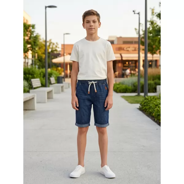  Pantaloni scurți pentru copii SAM 73 ROBERT KS 500 DENIM ÎNCHIS LA CULOARE 