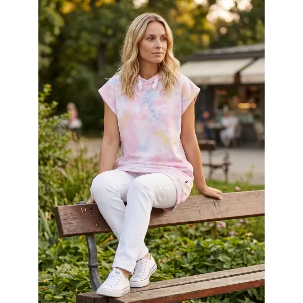  Hanorac de damă cu mâneci scurte SAM 73 CARINA WM 776 COLORAT 