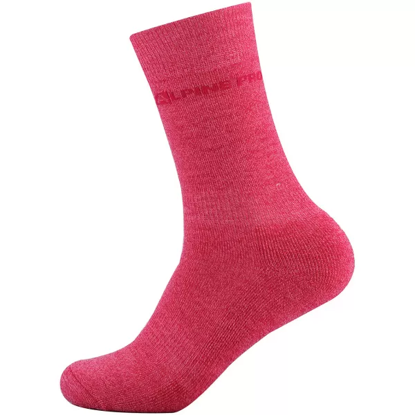  Șosete ALPINE PRO KLAMO USCA086 ROZ 