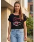 Tricou de damă SAM 73 CIRCINUS WT 883 NEGRU