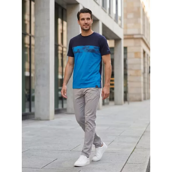  Tricou pentru bărbați SAM 73 CETUS MT 821 ALBASTRU STRĂLUCITOR 