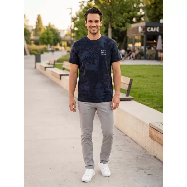  Tricou pentru bărbați SAM 73 SCULPTOR MT 823 ALBASTRU ÎNCHIS 