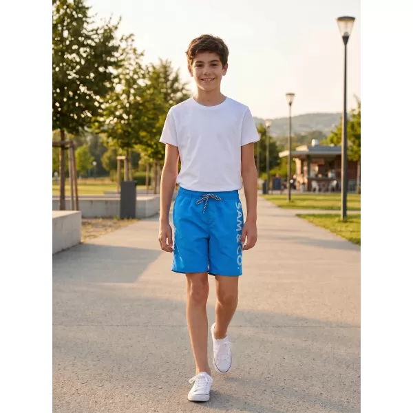  Pantaloni scurți pentru copii SAM 73 ROMAN KS 505 ALBASTRU STRĂLUCITOR 
