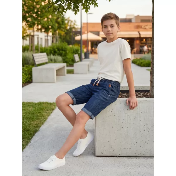  Pantaloni scurți pentru copii SAM 73 ROBERT KS 500 DENIM ÎNCHIS LA CULOARE 
