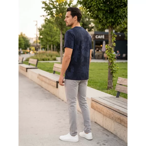  Tricou pentru bărbați SAM 73 SCULPTOR MT 823 ALBASTRU ÎNCHIS 
