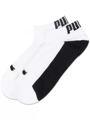 Șosete pentru bărbați PUMA MEN BACK LOGO SNEAKER 2P 938011-02 ALB