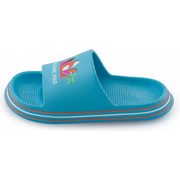 Papuci ALPINE PRO LARINO KBTA375 ALBASTRU DESCHIS 